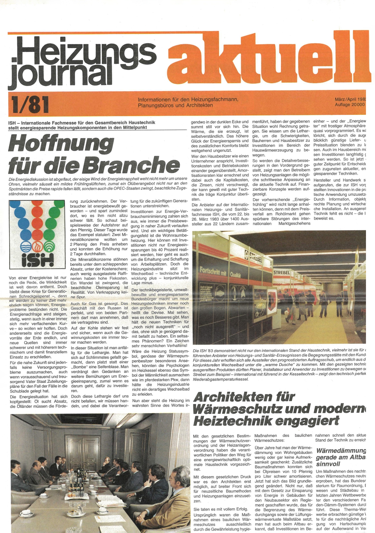 Bild HeizungsJournal 1981