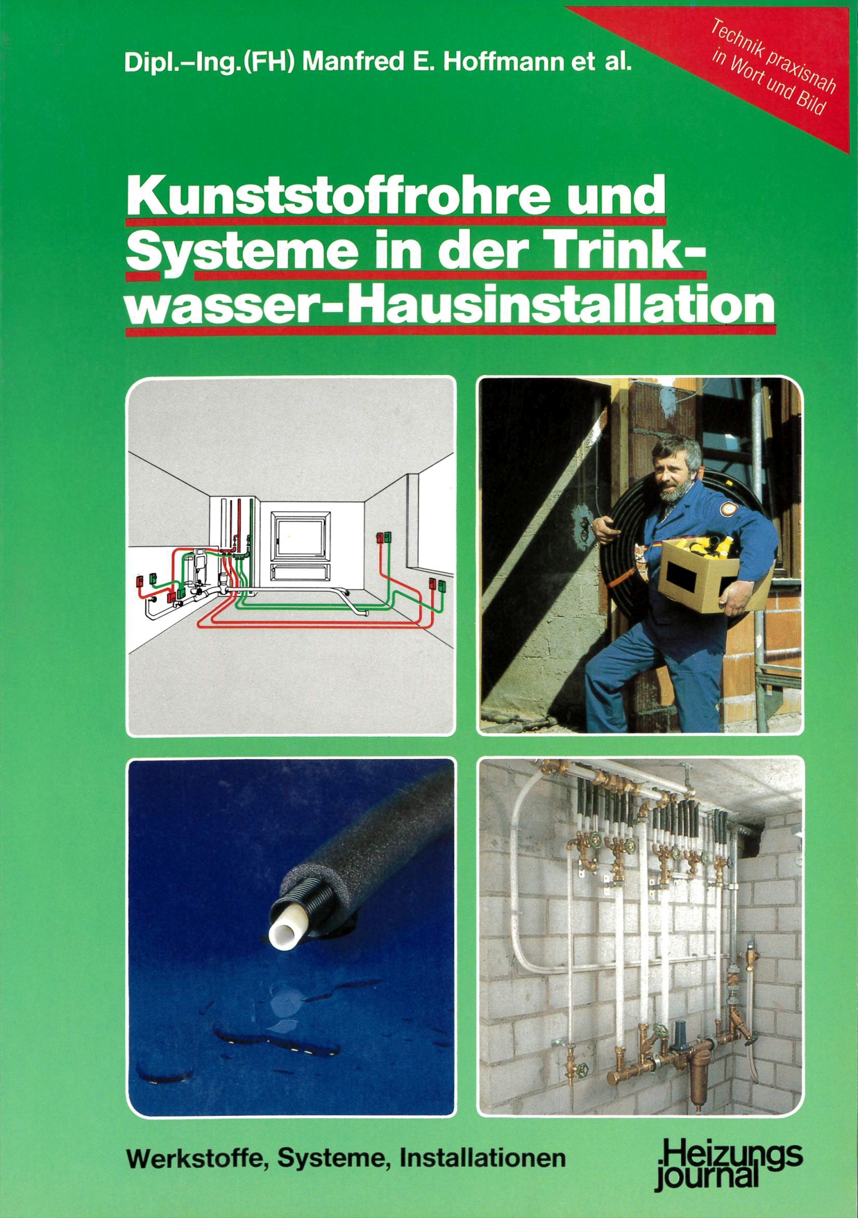 Cover Fachbuch „Kunststoffrohre und Systeme in der Trinkwasser-Hausinstallation“ 1988